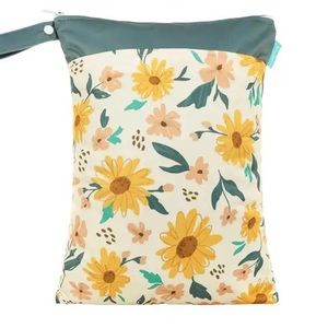 Wet bag for cloth diapering or swimsuits